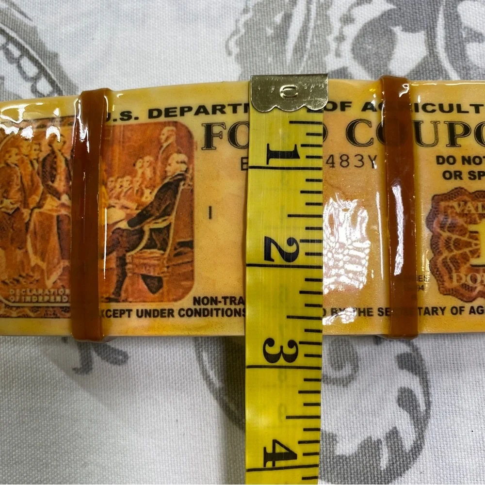 Vintage buckle‎ U.S. Department Of Agriculture Food Stamps